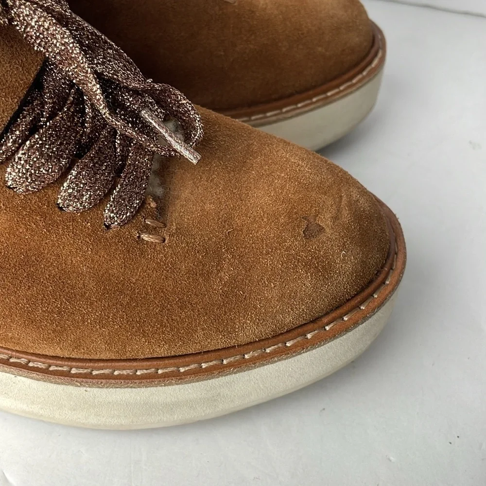 Coach Urban Hiker Brown Suede Ankle Boots 5.5